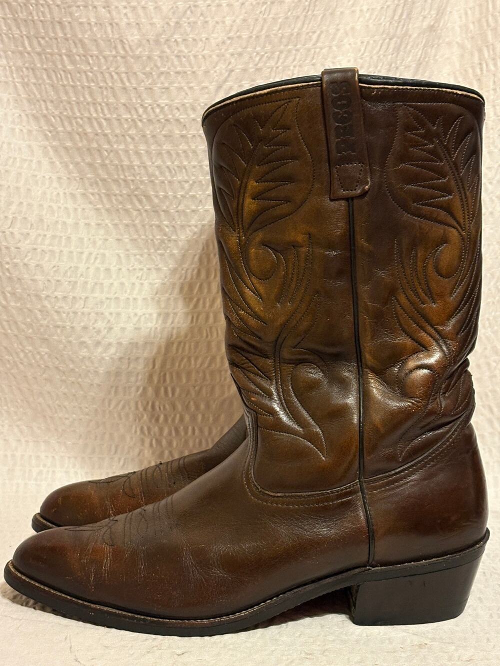 VTG Red Wing Pecos USA Size 11.5D Leather Cowboy/Roper/Work Boots Barely Worn
